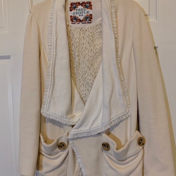 Free People Decorated Officer Jacket/Coat - Picture 3 of 7